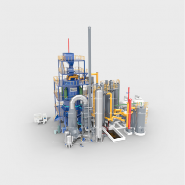 Biomass Gasification System（Updraft Fixed Bed Gasifier）